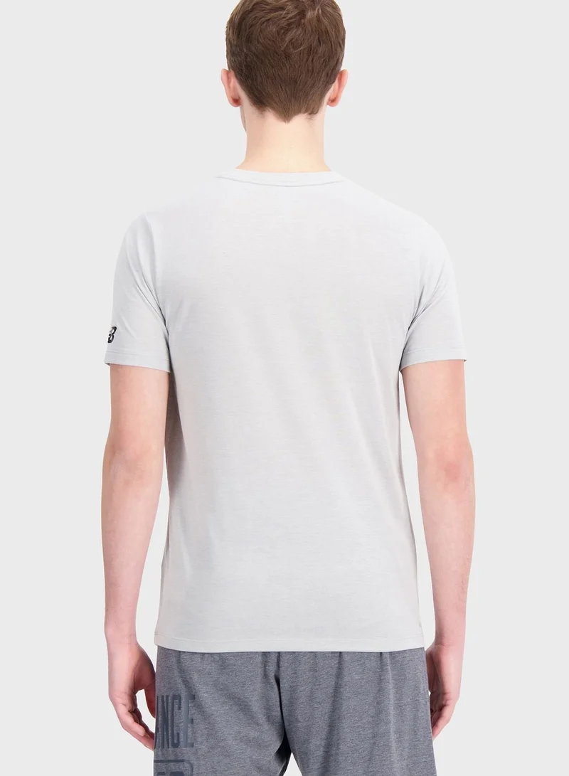 New Balance Tenacity Heathertech Graphic T-Shirt