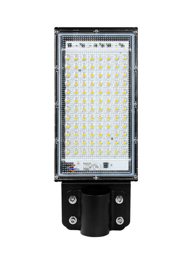 NIBEMINENT 100W Street Light with Mounting Bracket Black/White  - Image 1