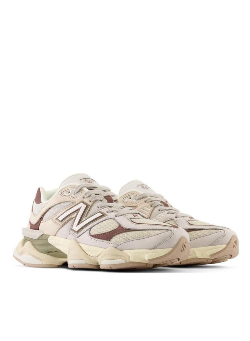 9060 Casual Sneakers Light Gray/Burgundy