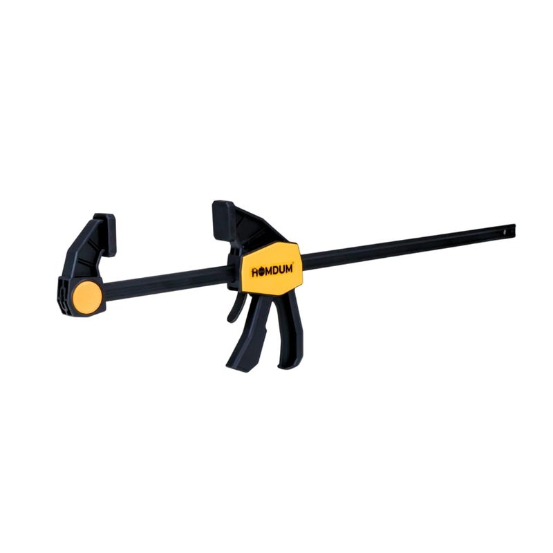 Homdum 18inch Quick Grip Bar Clamp | One-Handed F-Type Ratchet | 450 x 65mm | Clamp Coupler for Larger Projects | Nylon Handle & Rubber Grip | Quick Bar Converter for Woodworking Pack of 4Pc - Image 2