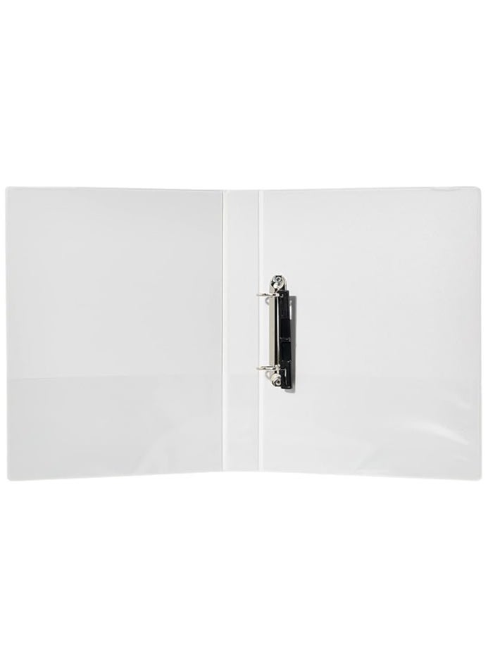 Deli Deli 1in 2D White Ring Binder 5610N  - Image 2