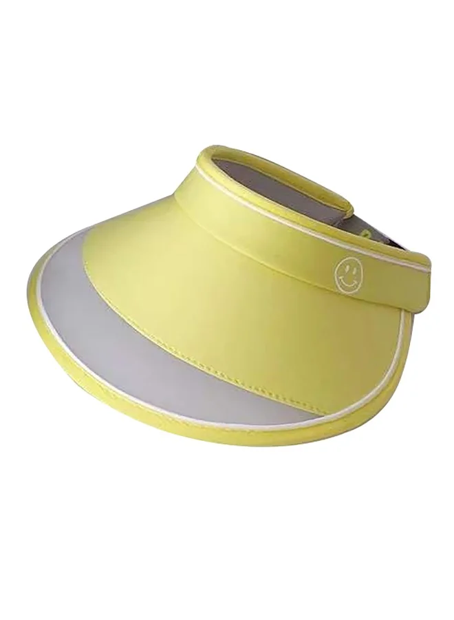 LITTLE SURPRISE BOX Lemon Yellow Sports Sun shade Adjustable Tennis/Visor Cap