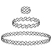 EXPRESSIONS 3pc Assorted Tattoo Stretch Jewelry Collection Tattoo Choker Necklace Bracelet Ring Set Stretchy Tattoo Effect Jewelry Accessories For Kids And Adults - Image 3