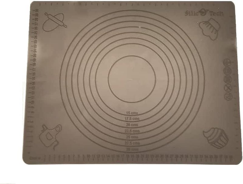 35 X 45 cm Silicone Baking Mat for Pastry Rolling with Measurements, Liner Heat