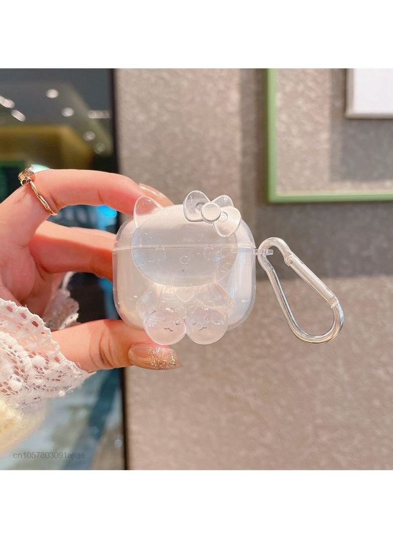 Generic - Transparent Aesthetic For Airpods Pro Wireless Earphone Case Protective Cover Soft - Image 1