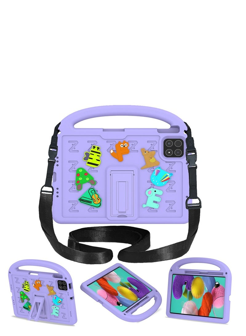 Children's Protective Case for Xiaomi 7/7pro 11.2inch (2024) , shockproof cover with shoulder strap bracket - Image 1