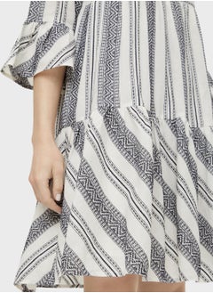 Flute Sleeve Striped Dress - pzsku/ZA01783AE938676632035Z/45/_/1698936465/5acbf364-a1c4-4418-a974-9295022f5ae7