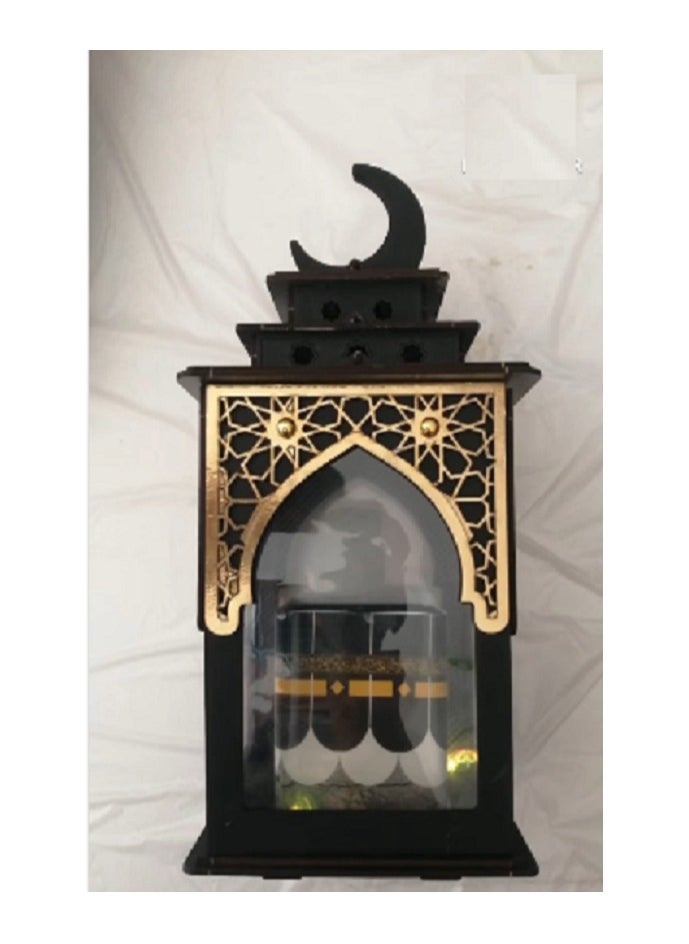 Generic - Ramadan bag + 7 gifts (Fananis gold lantern + black Kaaba lantern + scented candle + electronic candle + Ramadan figures medallion + small white lantern + transparent lantern) - Image 1