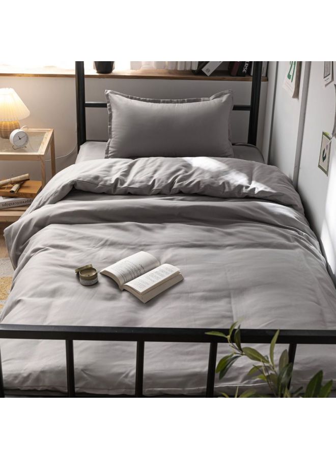 Generic Top And Bottom Bunk Of Dormitory Shelf Bed For College Students-Color:Solid Color-silver Gray-Specifications: - Image 1