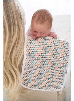 Copper Pearl Copper Pearl Premium Baby Burp Cloths - 3-Pack Large Cotton Burp Cloths, Extra Soft Spit Up Rags with 3 Absorbent Layers, Perfect for Baby Boy Gifts (21" x 10" Size, Bison Set)  - Image 4