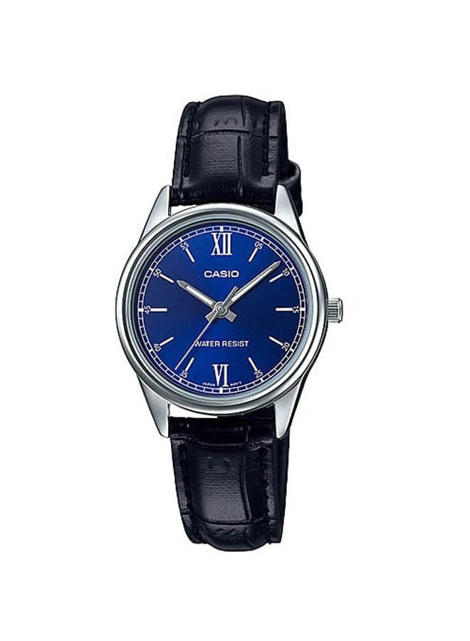 كاسيو ساعة يد من جلد بعقارب LTP-V005L-2BUDF - Image 1