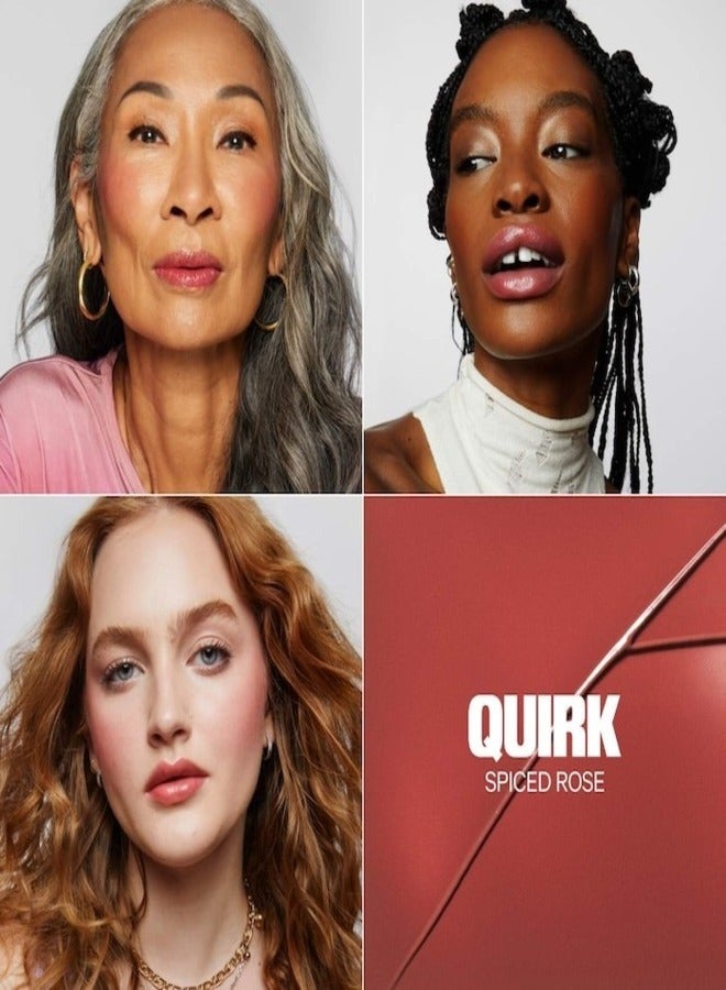 MILK MAKEUP MILK MAKEUP Lip + Cheek Cream Blush Stick Quirk 6g – Spiced Rose Multi-Use Non-Comedogenic Stick for Lips & Cheeks  - Image 2