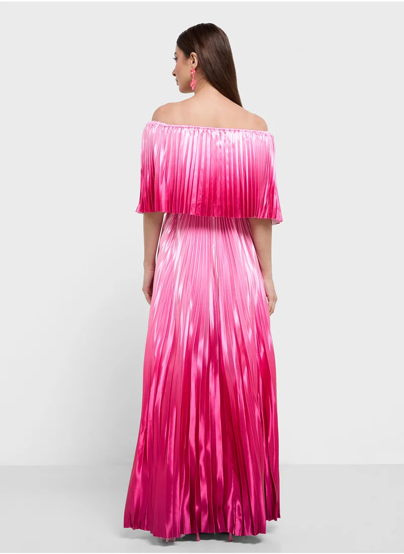 ايلا Ombre Off Shoulder Dress