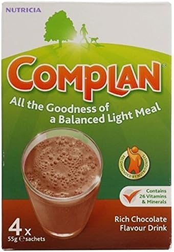 Complan Delicious Flavour Drink Chocolate 4X55G by Complan
