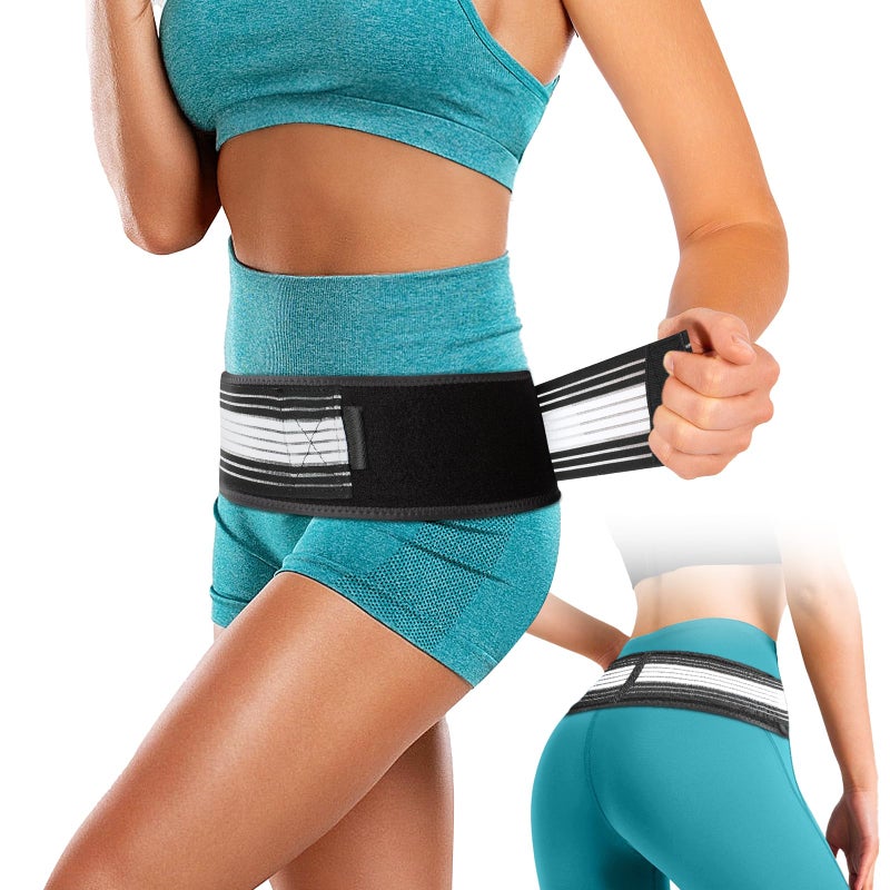 Zekeson Back Brace for Lower Back Pain, Si Belt, Sciatic Nerve, Relief for Sciatica, Hip, Spine Pain, Pelvic, Sacroiliac Belt-Breathable & Adjustable Lumbar for Women and Men - Image 1