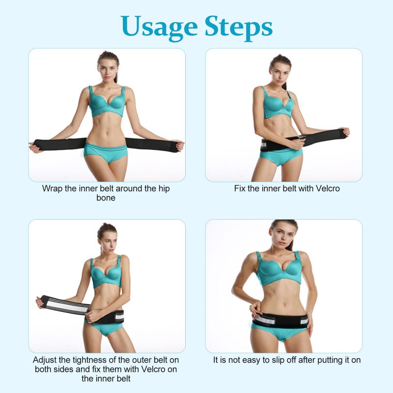 Zekeson Back Brace for Lower Back Pain, Si Belt, Sciatic Nerve, Relief for Sciatica, Hip, Spine Pain, Pelvic, Sacroiliac Belt-Breathable & Adjustable Lumbar for Women and Men - Image 4