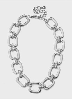 Ella Limited Edition Diamante Chunky Chain Necklace  - Image 1