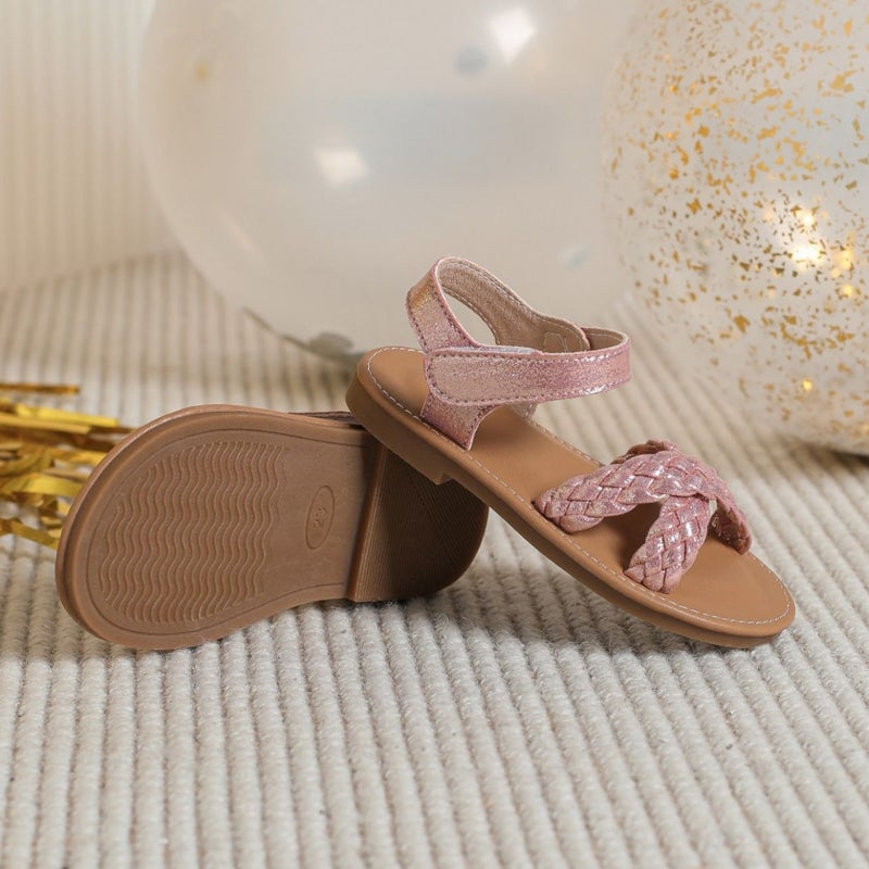 Export Children'S Sandals Girls Open-Toe Woven Sandals Flats-Soled Fashionable Kidsren'S Beach Shoes - Image 4