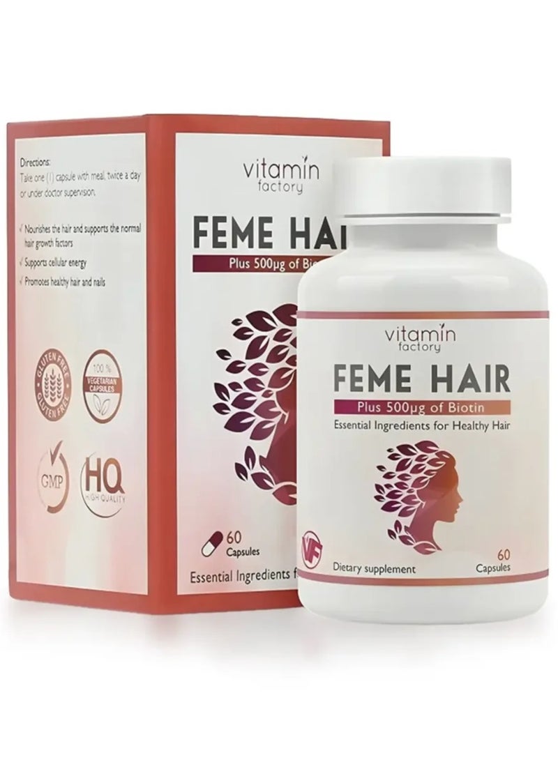 Vitamin Factory Feme Hair Tablets 60S