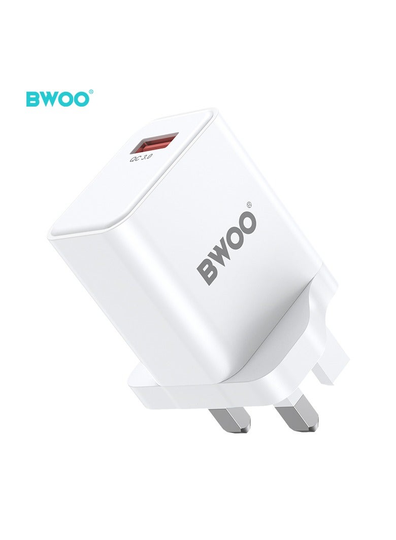 BWOO Qc 18W Fast Charging Uk Wall Charger - Image 3