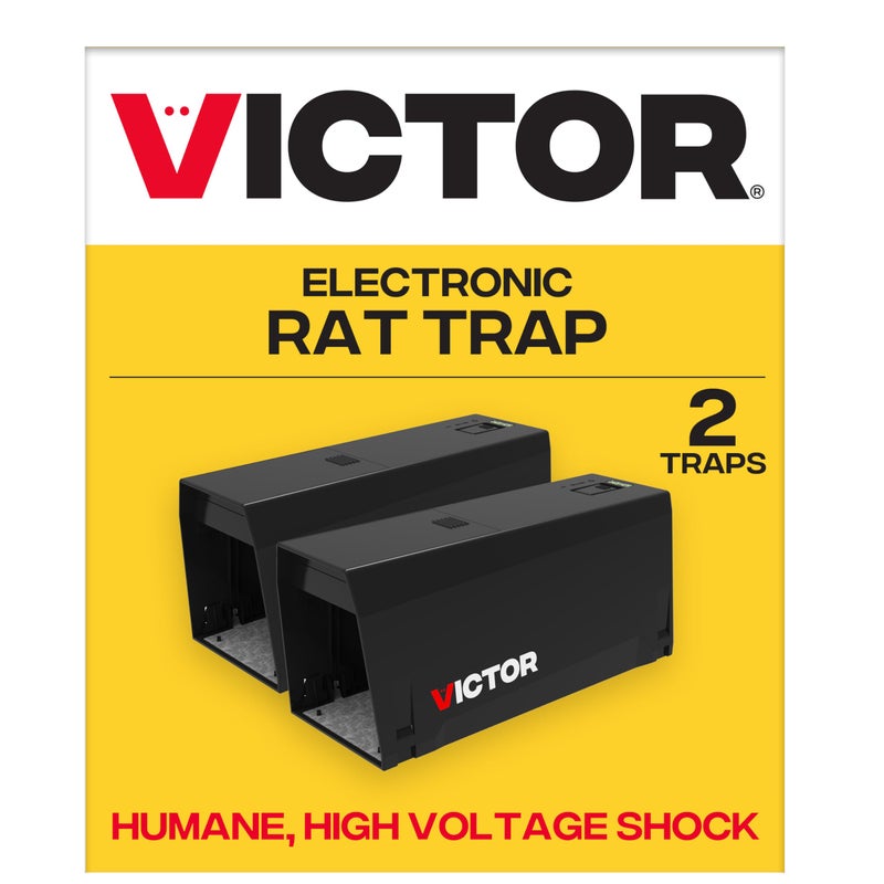 Victor Indoor Electronic Rat Trap Humane Electric Rat Traps Indoor for Home No Touch No See Traps Pack of 2 M241BSR2 - Image 2