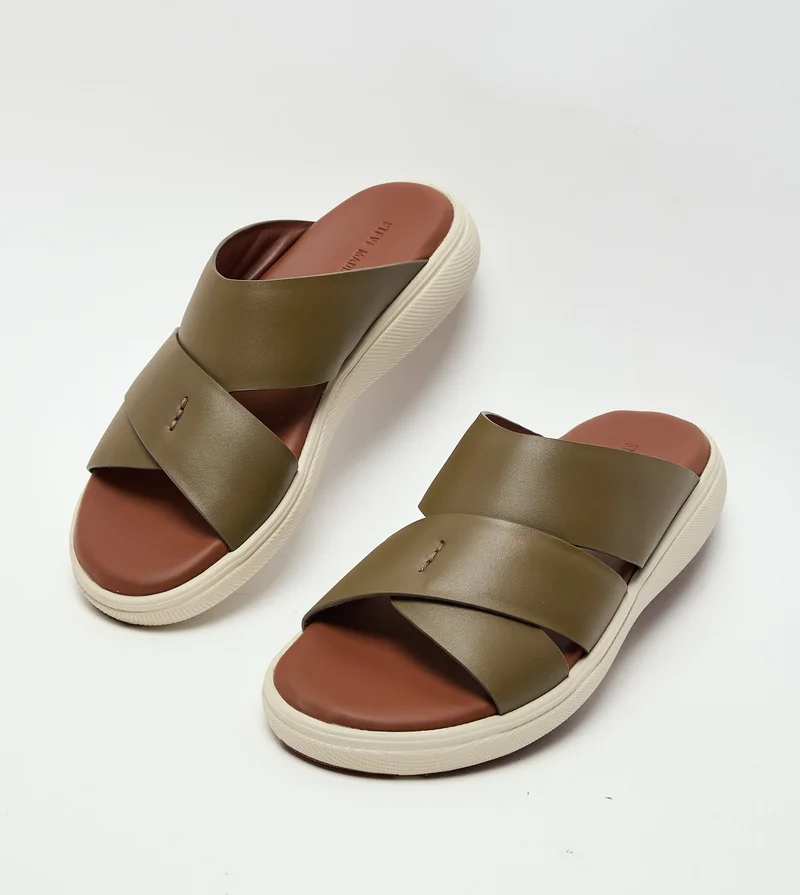 STEVE MADDEN  Arabic Sandal Olive Men's Sandals for Men | Best Price UAE