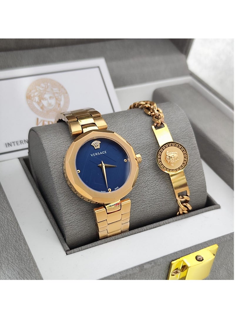 VERSACE - Luxury and beautiful second-class Versace women's watch set - Image 1