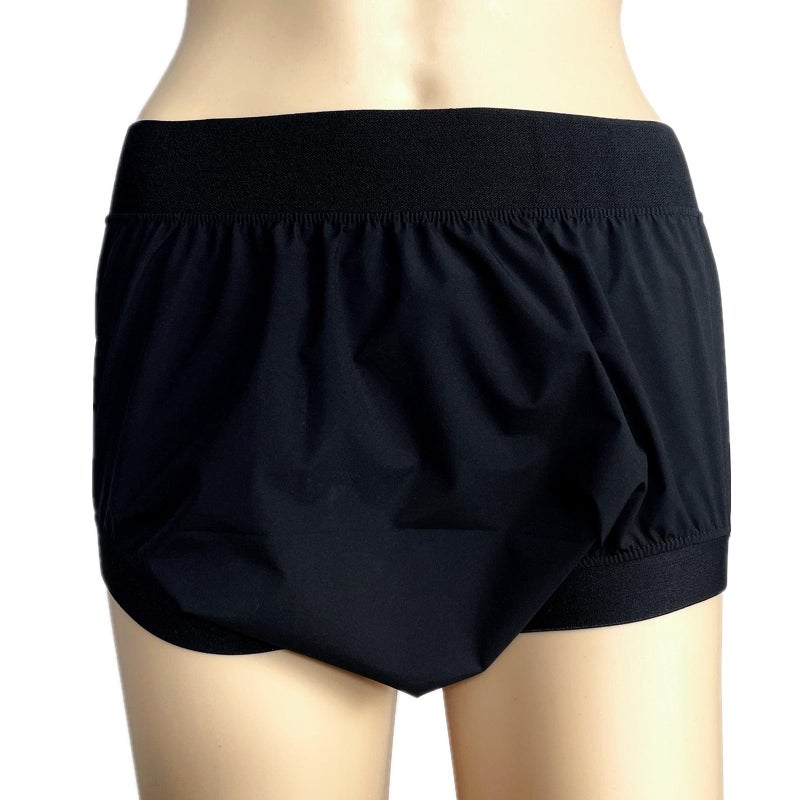 AQX Cloth Diaper Covers for Adult, Reusable Waterproof Underwear for Incontinence, Leakproof High Waist Plastic Pants 4Pcs (Black&White, 2XL) - Image 2