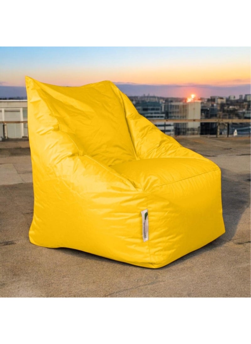ANDERSON Grand Waterproof Bean Bag – Comfort and Style that Lasts - Yellow - 85x85x80 cm  - Image 2
