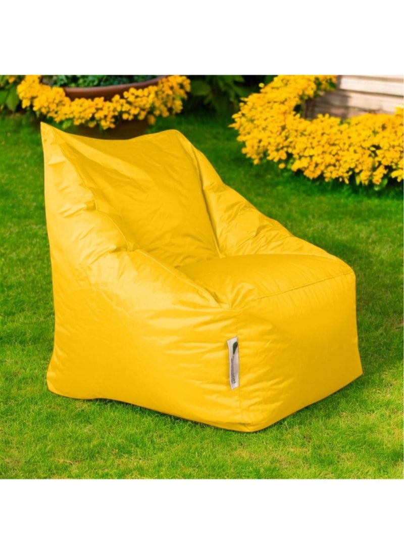 ANDERSON Grand Waterproof Bean Bag – Comfort and Style that Lasts - Yellow - 85x85x80 cm  - Image 3