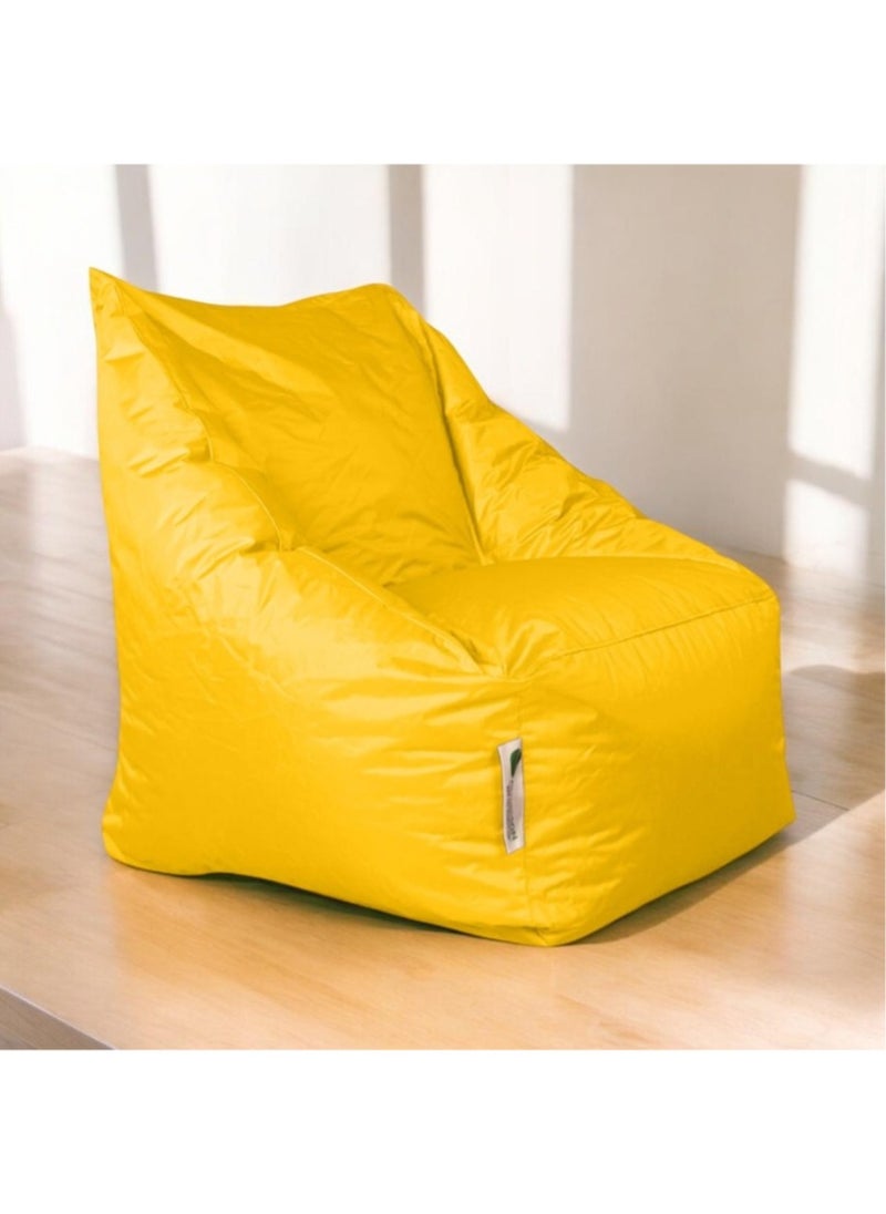 ANDERSON Grand Waterproof Bean Bag – Comfort and Style that Lasts - Yellow - 85x85x80 cm  - Image 4