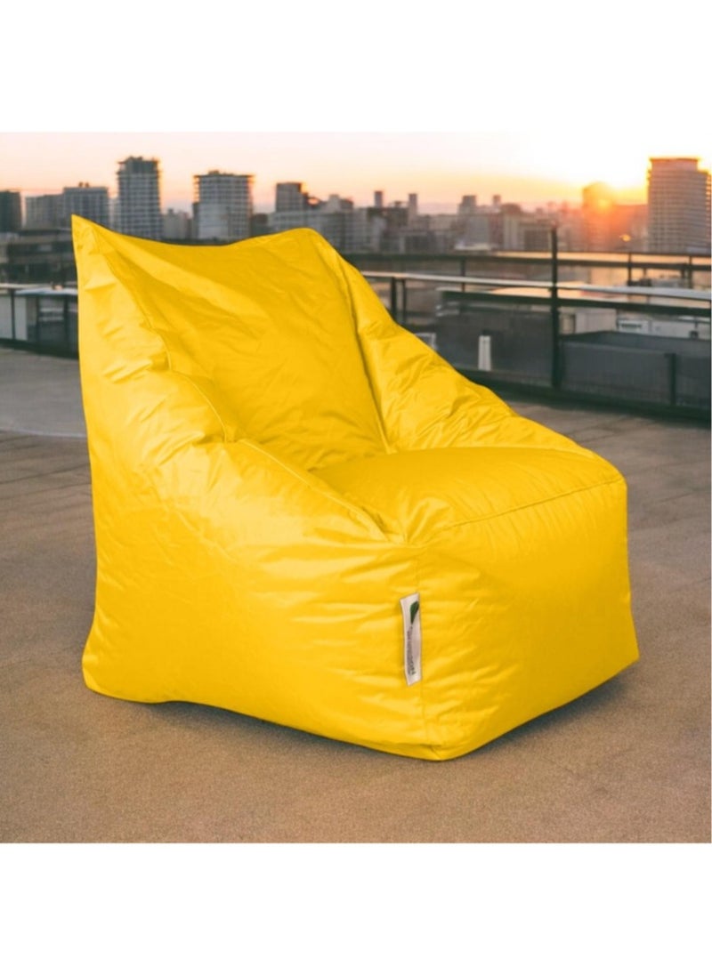 ANDERSON Grand Waterproof Bean Bag – Comfort and Style that Lasts - Yellow - 85x85x80 cm  - Image 5