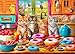 Mulic 300 Piece Puzzles for Kids Boys Girls Ages 68 810 1012 Jigsaw Puzzles for Adults Kitchen Kittens and Donuts - Image 3