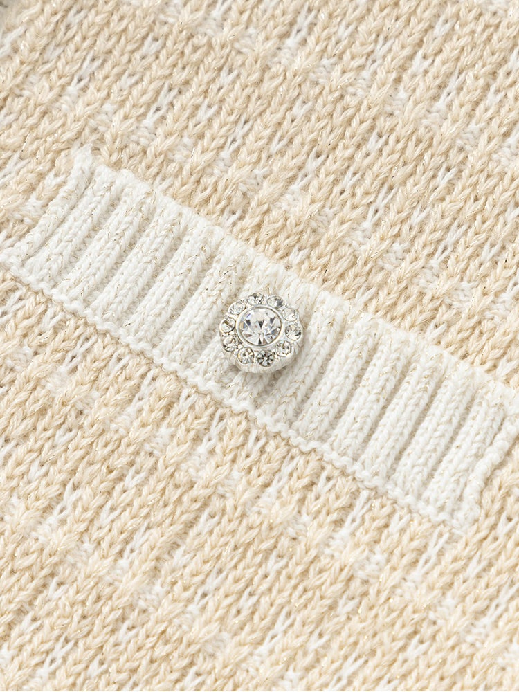 بالابالا كارديغان صوف متباين اللون للبنات - Image 5