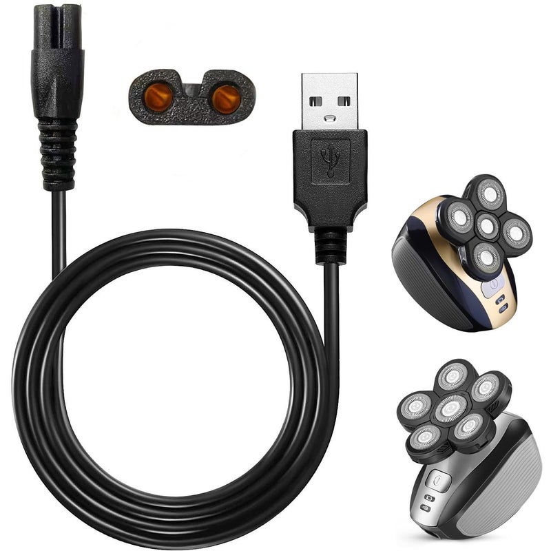WAHFOX Universa Head Shaver Charger Cord Compatible with head shaver,WAHFOX charger cord for many brands USB Cable Shaver Electric Shaver Power Cord Replacement - Image 1