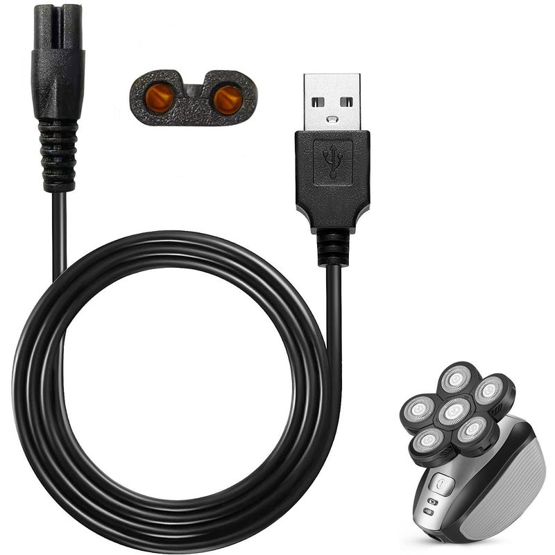 WAHFOX Universa Head Shaver Charger Cord Compatible with head shaver,WAHFOX charger cord for many brands USB Cable Shaver Electric Shaver Power Cord Replacement - Image 5