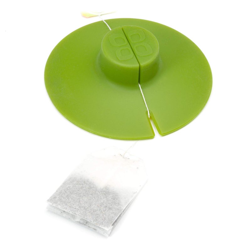 Primula Buddy Silicone Tea Bag Holder Easy to Use and MessFree Dishwasher Safe 425Inch Green