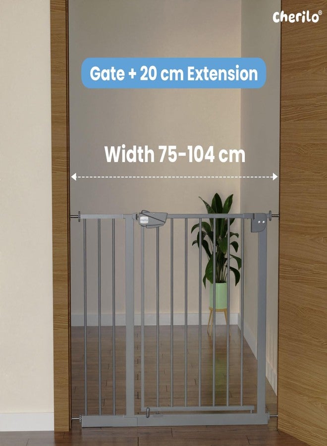 Cherilo Baby Safety Gate Extension Part (20 cm)- Grey - Image 3