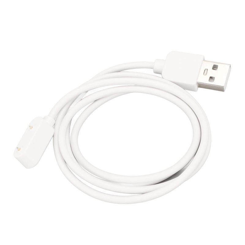 White Portable USB Clock Load Cable Fast Charging For Band 6 7 Wide Compatibility - Image 4