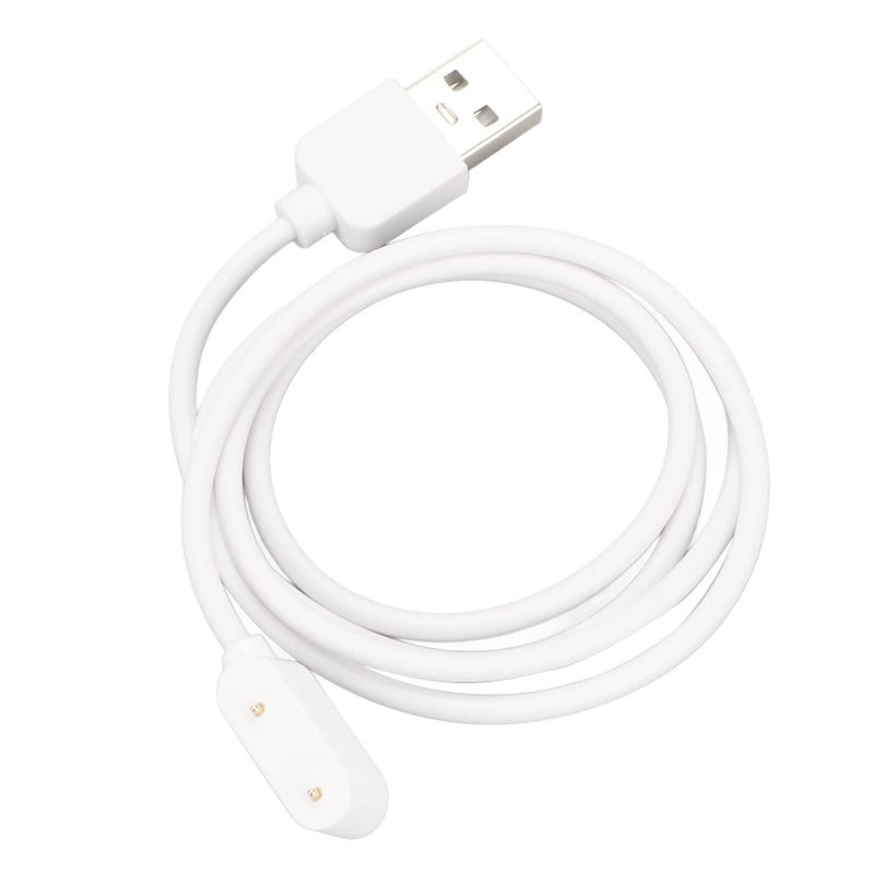 White Portable USB Clock Load Cable Fast Charging For Band 6 7 Wide Compatibility - Image 5