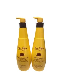nano protain Argan Oil Therapy Nano Protein Shampoo And Conditioner Set 500ml 