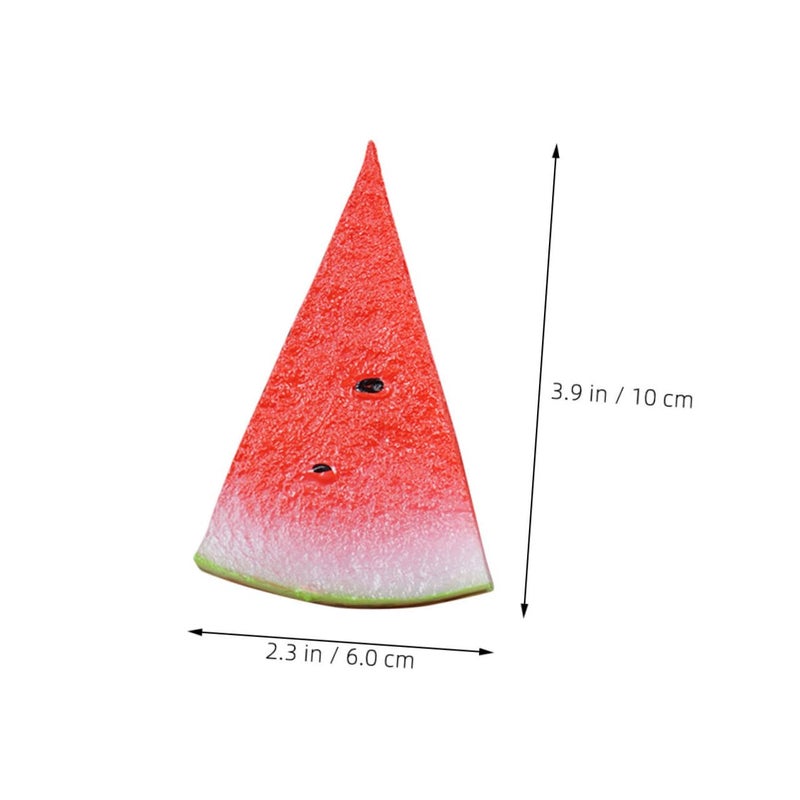 Realistic Faux Watermelon Slice Decor 4PCS Set For Home Photography And Party - Image 3