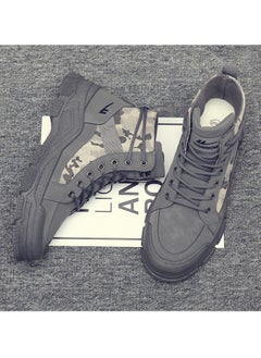 Warrior Men's High Top Trendy Casual Martin Boots  - Image 2