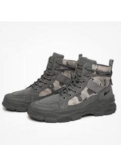 Warrior Men's High Top Trendy Casual Martin Boots  - Image 1