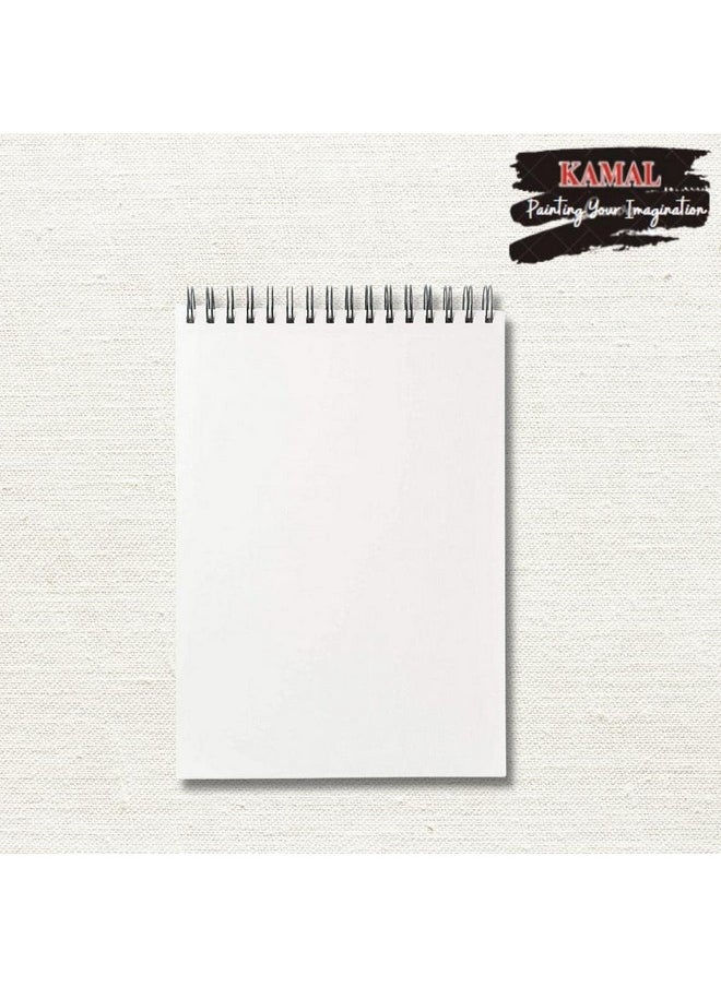 Kamal KAMAL Drawing and Sketch Pad for Artists, 120LB/140GSM Drawing pad, 50 Sheets/100 Pages Sketch Book for Alcohol Markers, Solvent Markers, Pencils, Charcoal, Pastels etc. (A4) Great Gift idea!  - Image 3