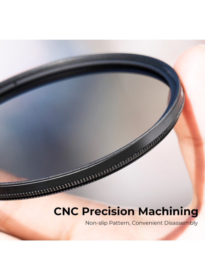 K&F Concept Slim Multi‑Coated Circular Polarizer CPL Lens Filter 72mm for DSLR and Mirrorless Cameras - Image 3