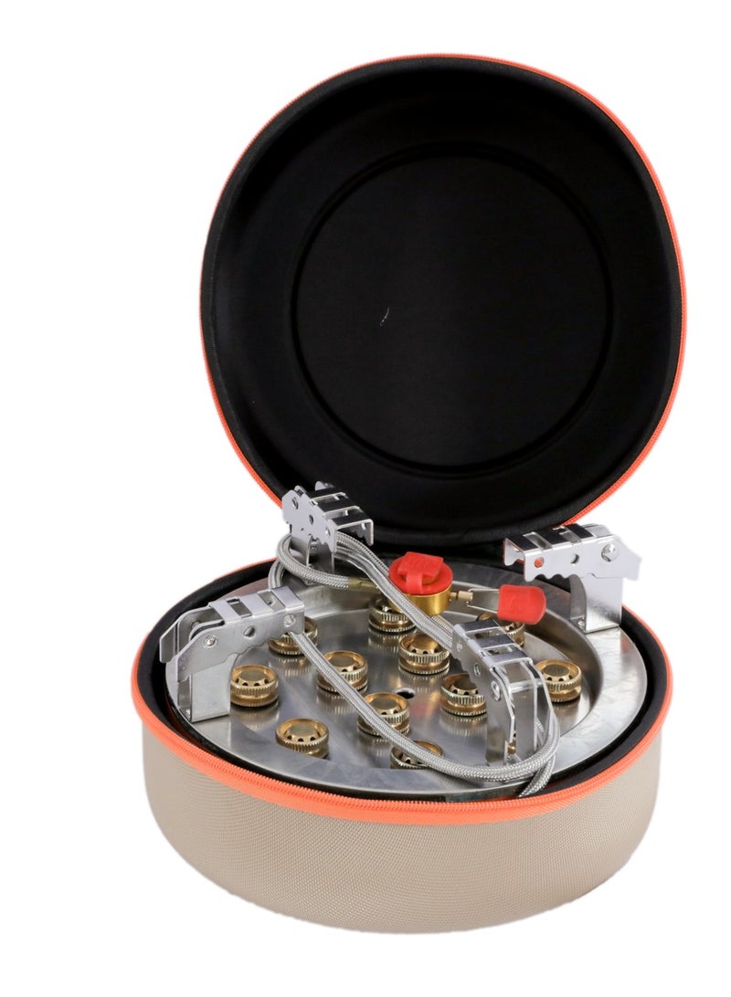 ALGHAFA , Thunder 12-Eye Stove With Legs And Zippered Cover – Perfect For Outdoor Cooking , Camping - Image 2