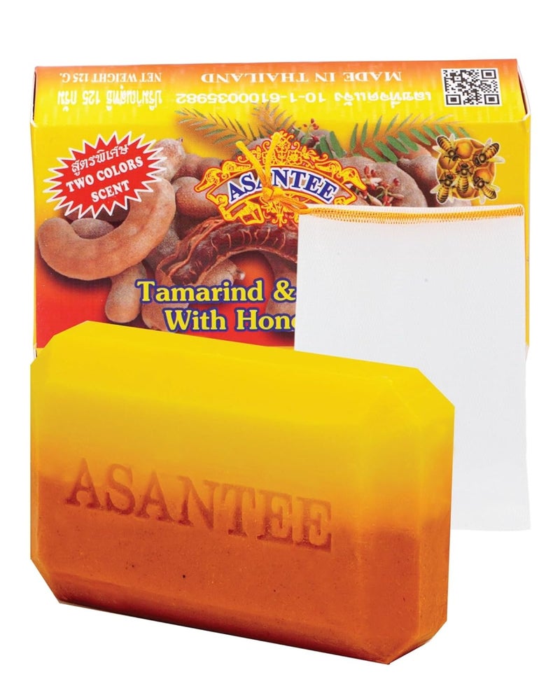 ASANTEE Tamarind and Turmeric with Honey Cleansing Soap (Pack of 1)