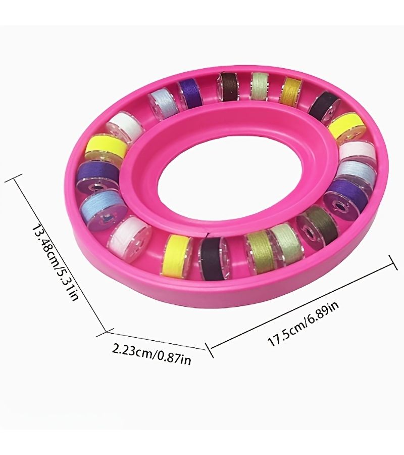 1 Pc Random Color Silicone Sewing Machine Shuttle Core Storage Box Suitable For Handmade Diy Sewing Enthusiasts Compact Household Organizer - Image 3