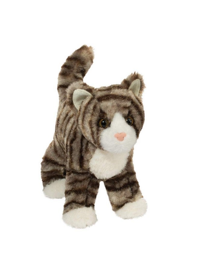 Douglas Zigby Gray Stripe Tabby Cat Plush Stuffed Animal